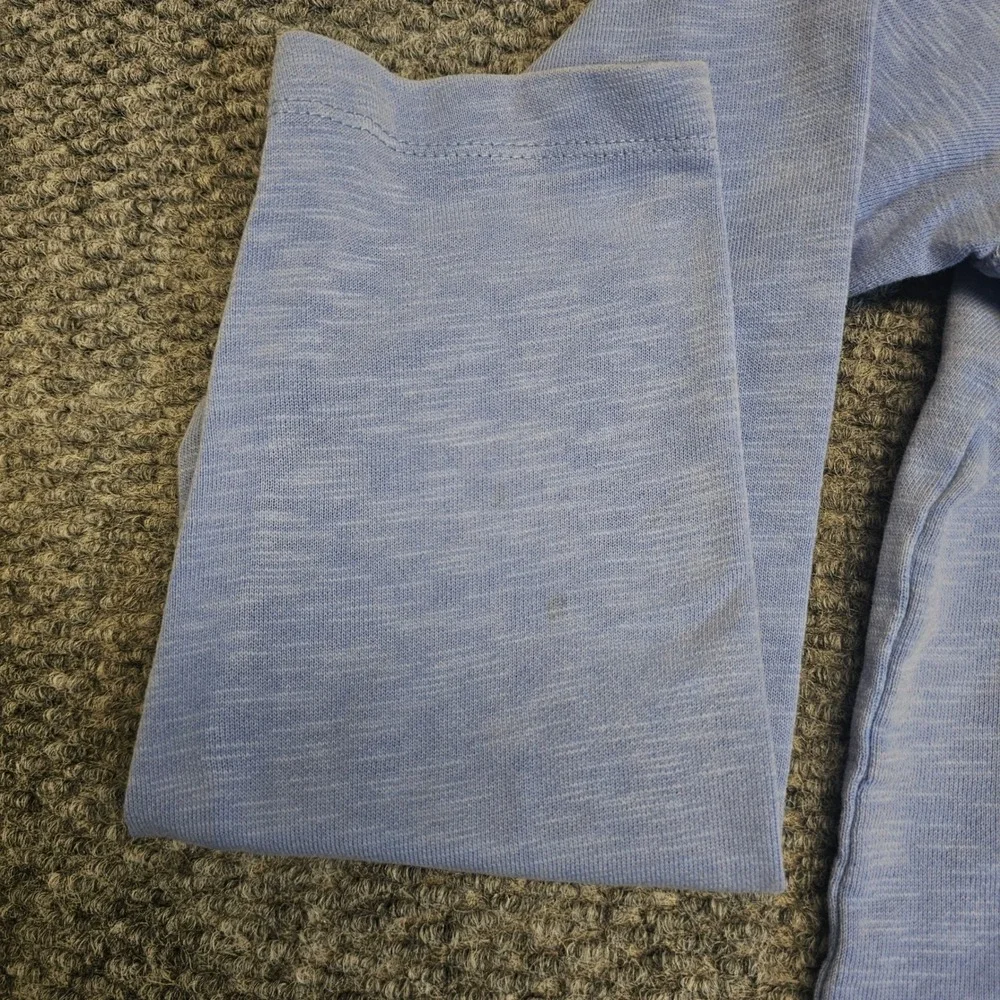 ORVIS Mens Light Blue Heathered‎ Quarter Zip Pullover Sweatshirt XL